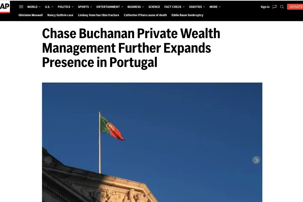 Chase buchanan private wealth management further expands presence in portugal
