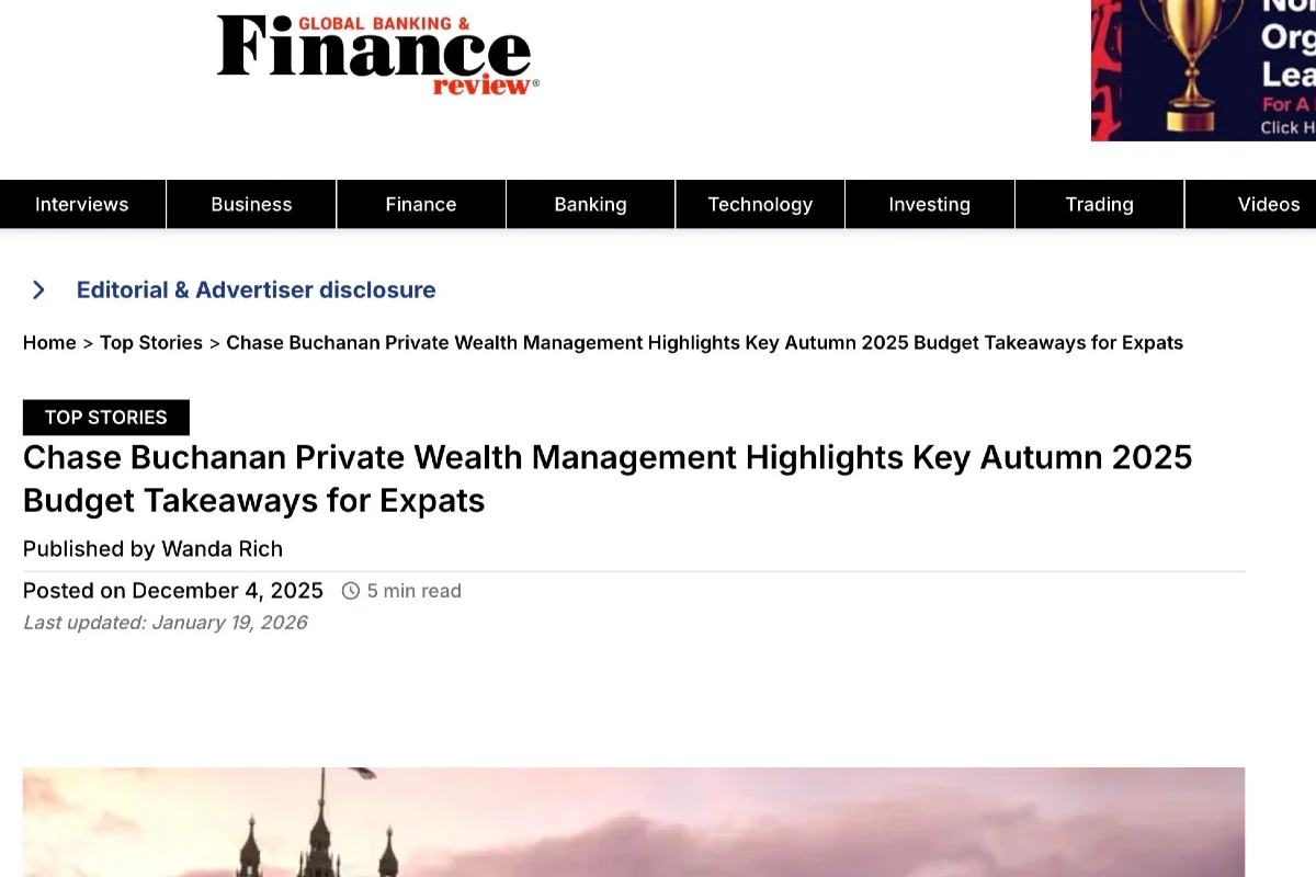 Chase buchanan private wealth management highlights key autumn 2025 budget takeaways for expats (1)
